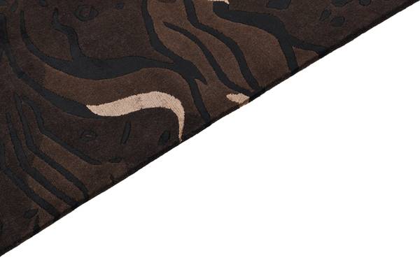 Tapis Darya XXXII Noir - Laine - 175 x 1 x 239 cm