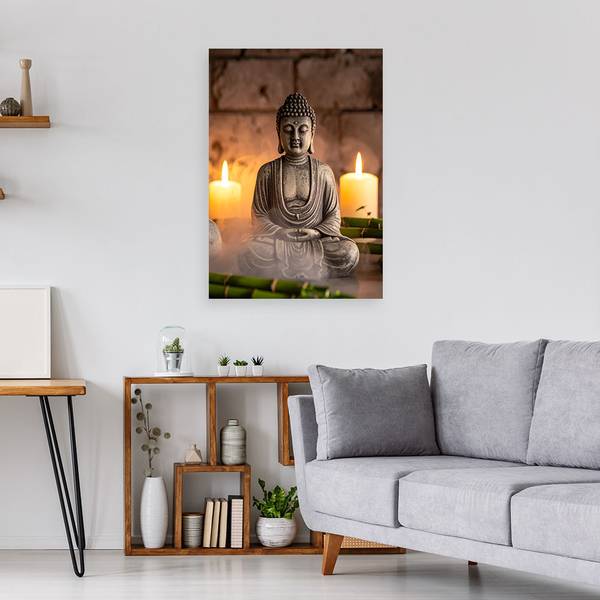 Wandbild Buddha 40 x 60 cm