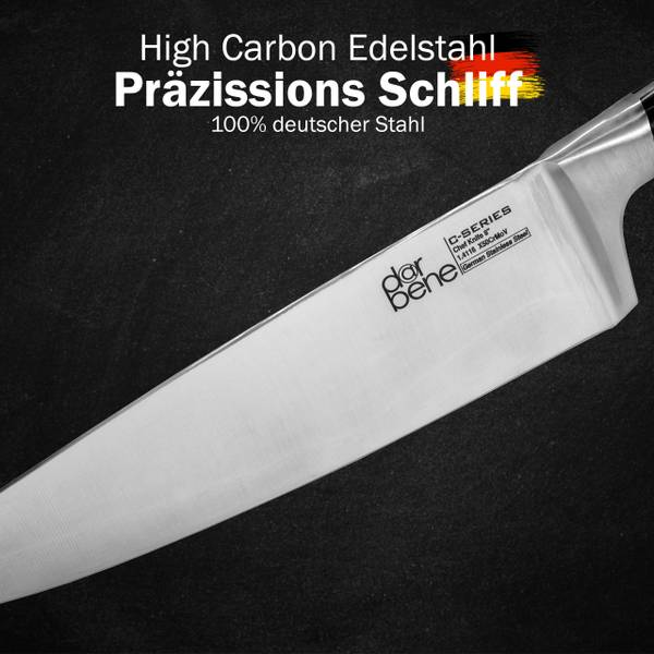 Chefmesser 20cm ABS Griff C-Series Silber - Edelstahl - 9 x 4 x 39 cm