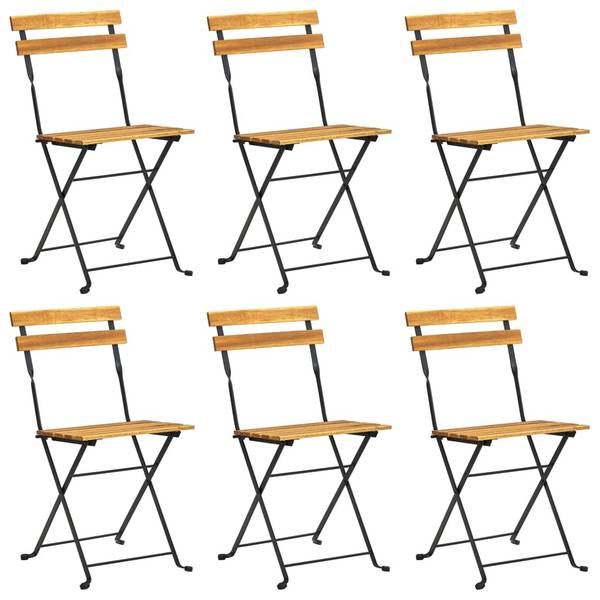 Garten-Essgruppe 3012868 (7-teilig) Braun - Akazie - 70 x 74 x 120 cm