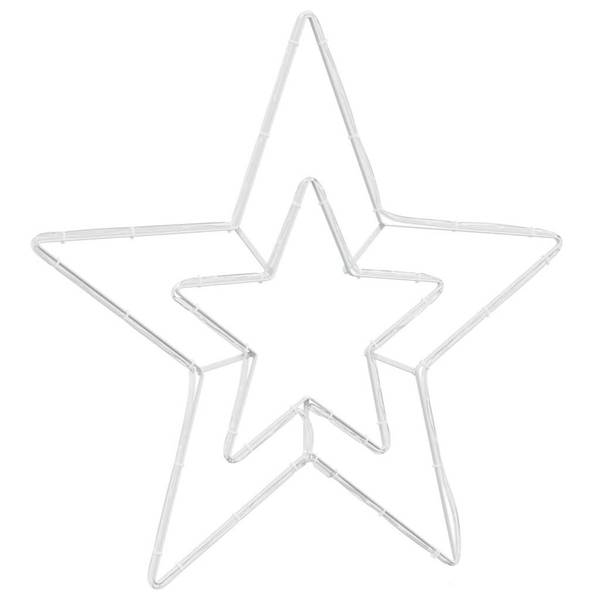 Weihnachtssternlicht 42018959 Weiß - Eisen - 50 x 1 x 51 cm