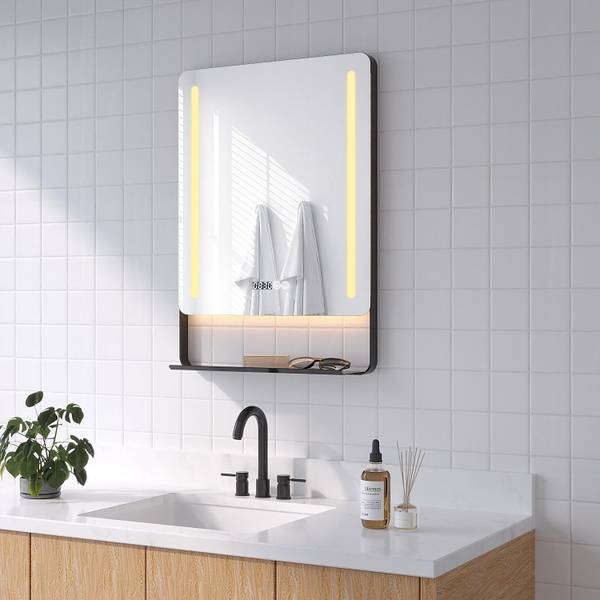 Wandspiegel mit Ablage LM1275U 50 x 70 cm