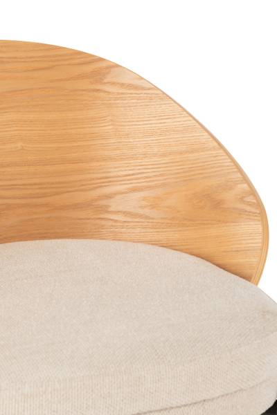 BARHOCKER  LONE - Holz - Natürliche Braun - Holz teilmassiv - 51 x 98 x 54 cm