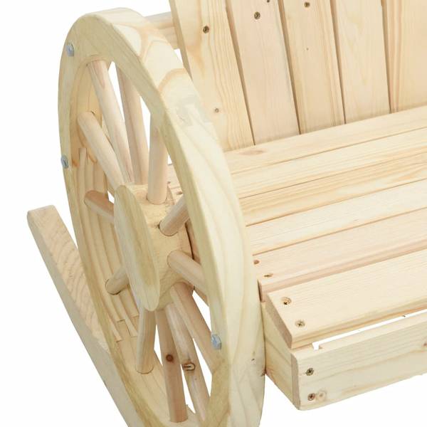 Chaise adirondack de jardin 3032794-1 Marron - Sapin - 62 x 99 x 89 cm
