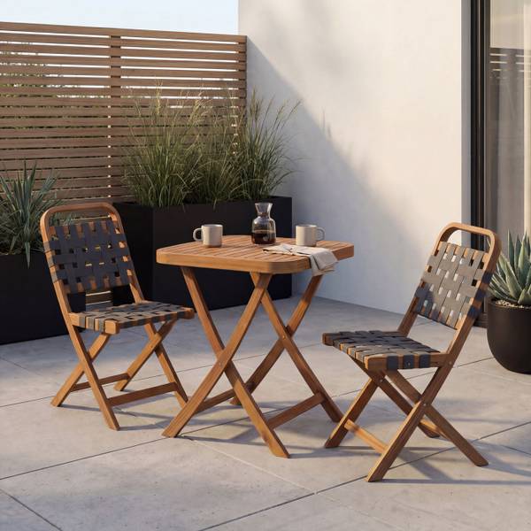 Garten-Set P70 Braun - Grau