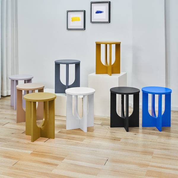 Bijzettafel Kysdajore blauwgrijs