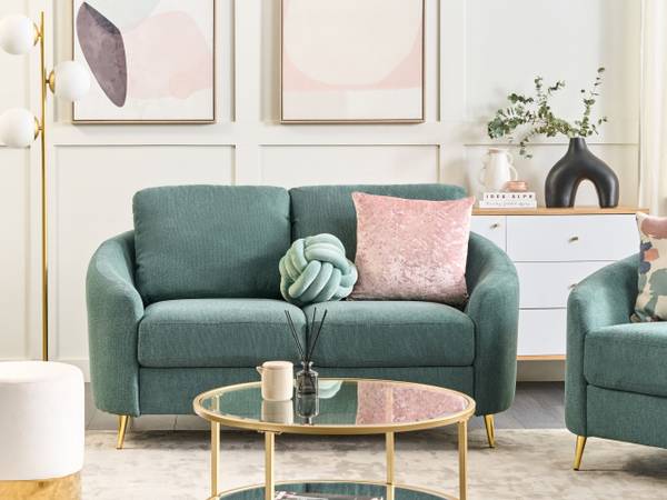 2-Sitzer Sofa TROSA Gold - Grün