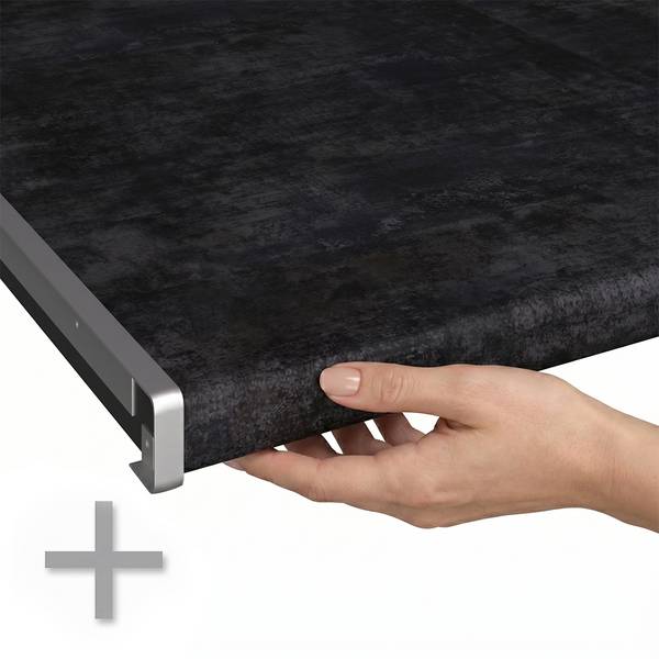 Keukenonderkast Fame-Line 65146 bruin - grijs - staal - 60 x 82 x 60 cm