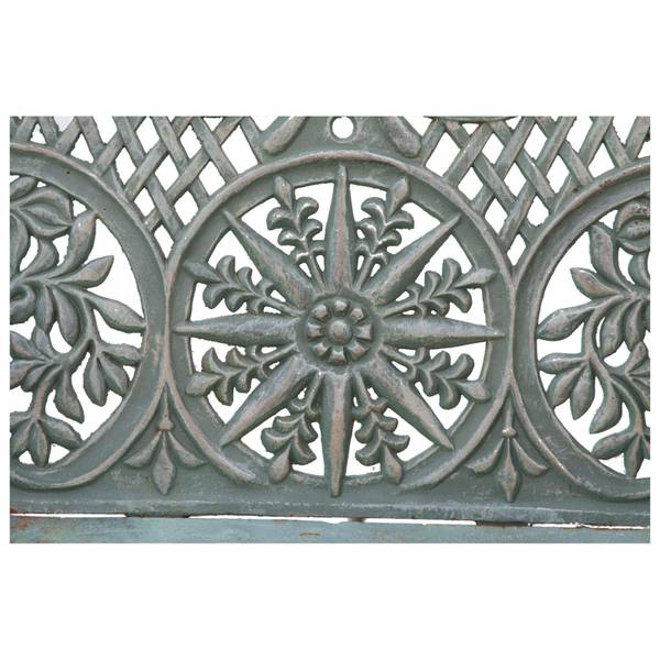 Tuinbank LIBERTA groen - gietijzer - 55 x 90 x 110 cm