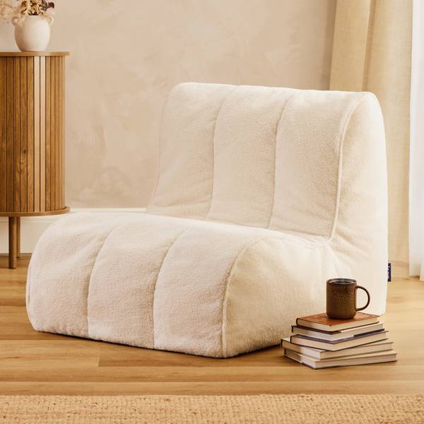 Sitzsack Swoop Cremeweiß
