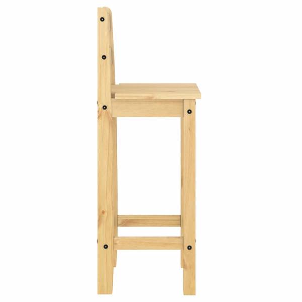 Bar-Set 5er Set XT2380 Braun - Massivholz - 57 x 101 x 112 cm