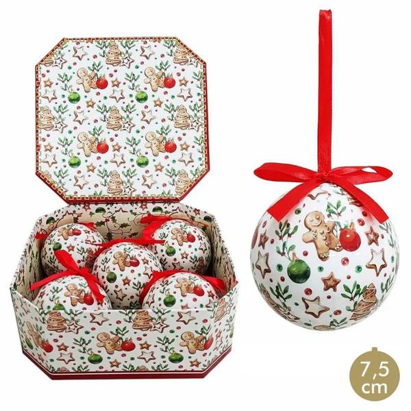 Weihnachtskugel HH-743022 5er-Set Kunststoff - 8 x 20 x 20 cm