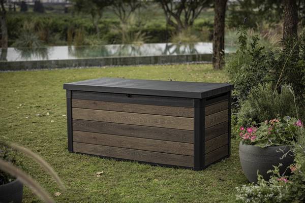 Auflagenbox Signature Braun - Kunststoff - 72 x 70 x 151 cm