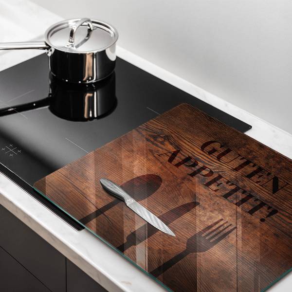 Schneidebrett Appetit! Braun - Glas - 60 x 52 x 1 cm