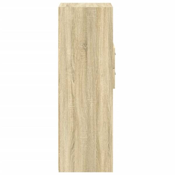 Highboard DE5100 Braun - Holzwerkstoff - 45 x 124 x 43 cm