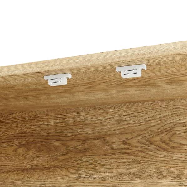 Küchenschrank Thetis Ⅰ Braun - Holzwerkstoff - Metall - 40 x 180 x 120 cm