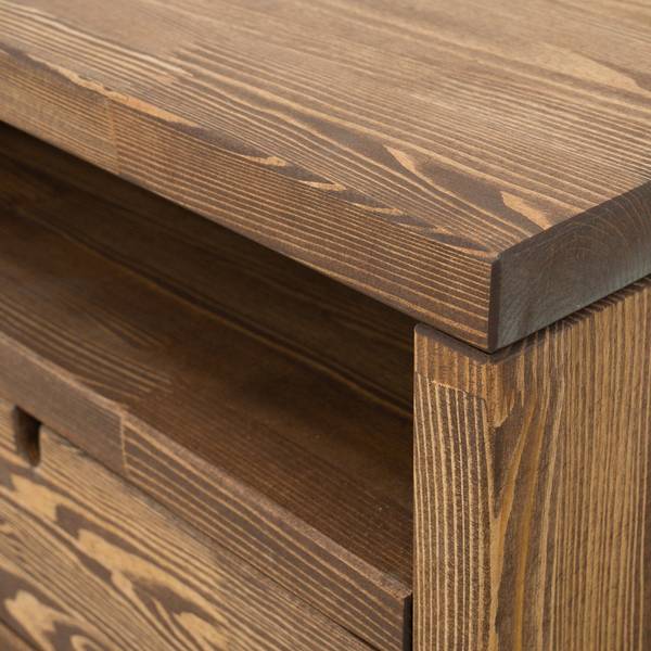 TV-schrank Marika Braun - Kiefer - 180 x 40 x 40 cm