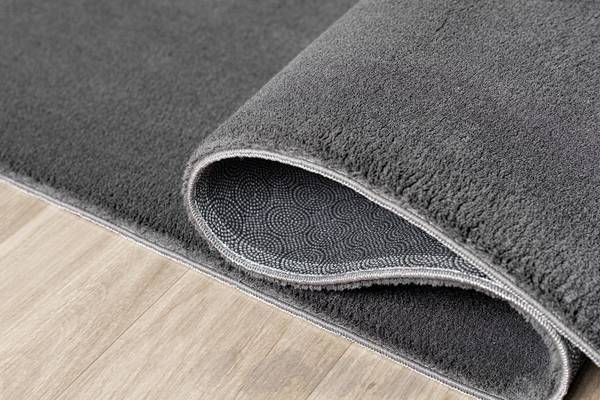Teppich Relax waschbar Anti-Rutsch Anthrazit - 240 x 340 cm