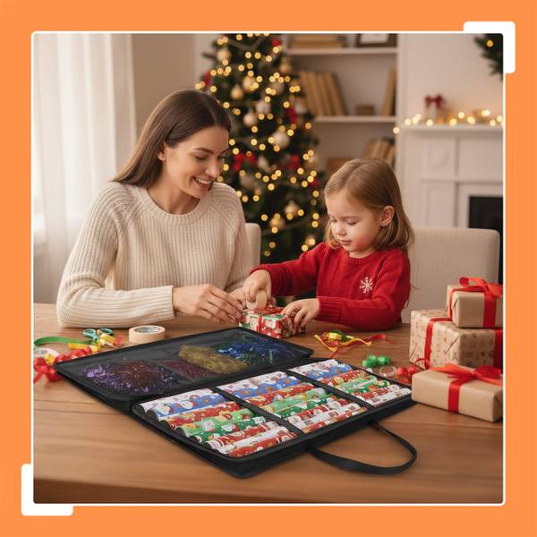 Geschenkpapier Aufbewahrung Schwarz