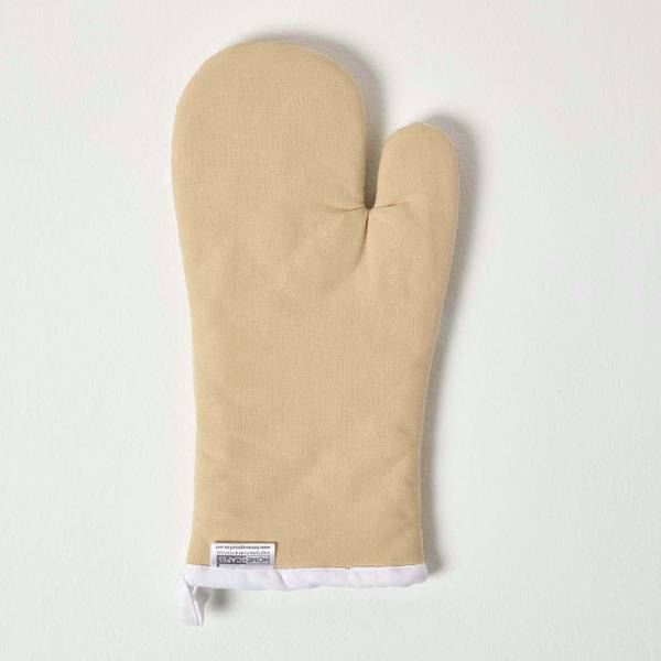 Ofenhandschuh Sterne Beige