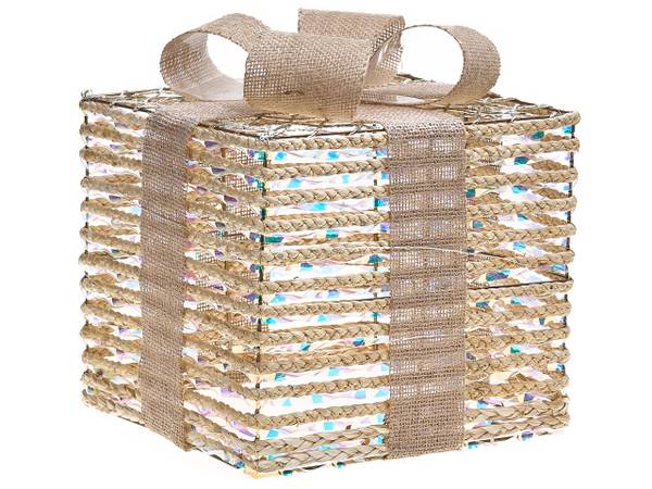 Dekoobjekt MOSSO 3-tlg Beige - Kunststoff - 15 x 20 x 15 cm
