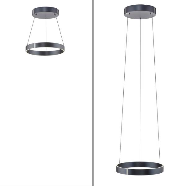 LED Pendellampe PURE E-Clipse elektrisch Anthrazit