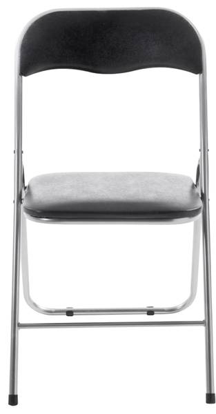 Besucherstuhl Felix 4er Set Schwarz - Silber