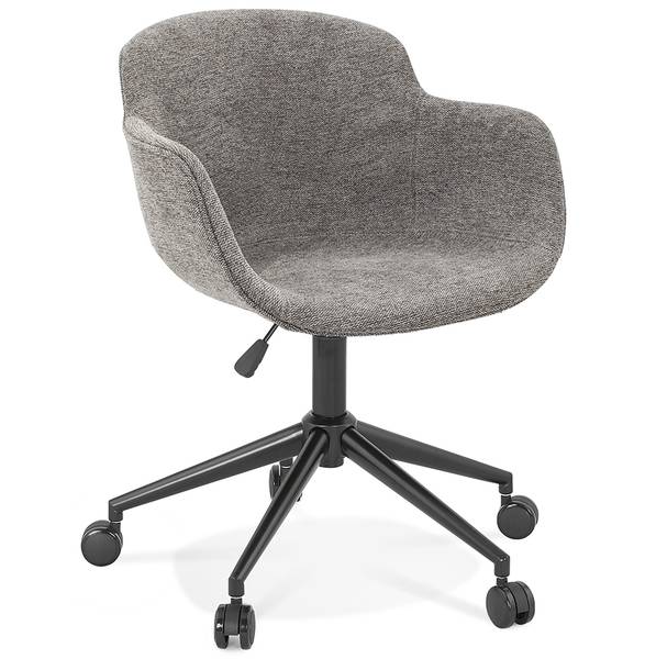 Armlehnstuhl BACARI Grau - Flachgewebe - 54 x 80 x 59 cm