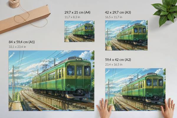 Poster FERROVIA 30 x 21 cm
