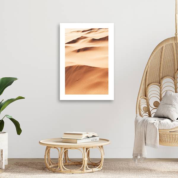 Tableau déco sable dunes nature 70 x 100 cm