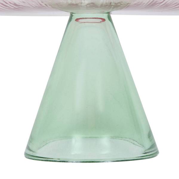 Ausstellungsständer FLEUR DE ROSE Pink - Glas - 28 x 12 x 28 cm