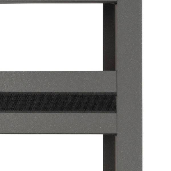 Gartenhocker ALLURE Grau - Metall - 65 x 42 x 78 cm