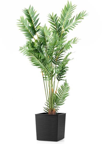 Blumentopf 2er Set Flore Riflo Schwarz