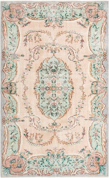 Teppich Ultra Vintage CCCVII Orange - Wolle - 175 x 1 x 284 cm