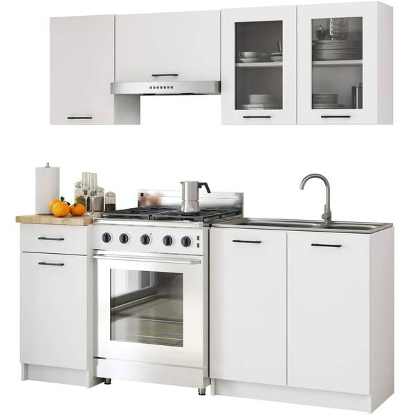 Küchenzeile Oliwia Weiß