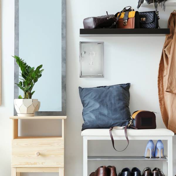 Schlüsselkasten zum Abschließen Silber - Stahl - 22 x 32 x 6 cm