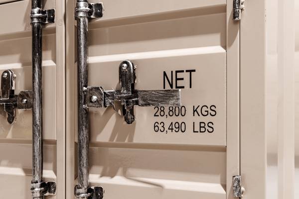 Verriegelbarer Aktenschrank GLOBETROTTER Beige - Grau
