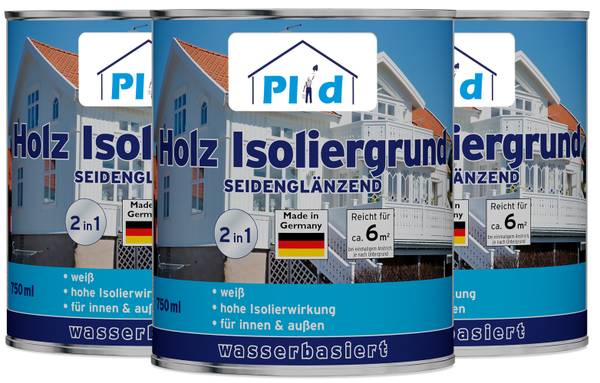 HolzIsoliergrund P_800311 (3er-Set) Gebindegröße: 2.25 L