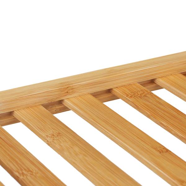 Keukenrek aanrecht van bamboe bruin - bamboe - 25 x 14 x 25 cm