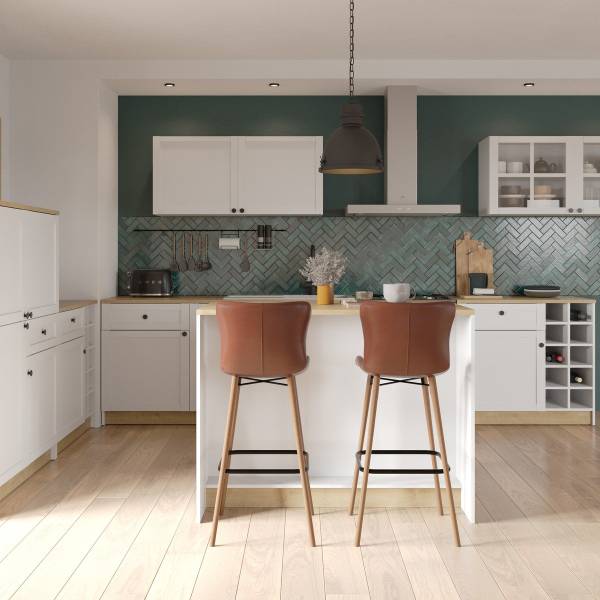 Barstühle LOFT 2er Set Braun - Kunstleder - 46 x 105 x 51 cm