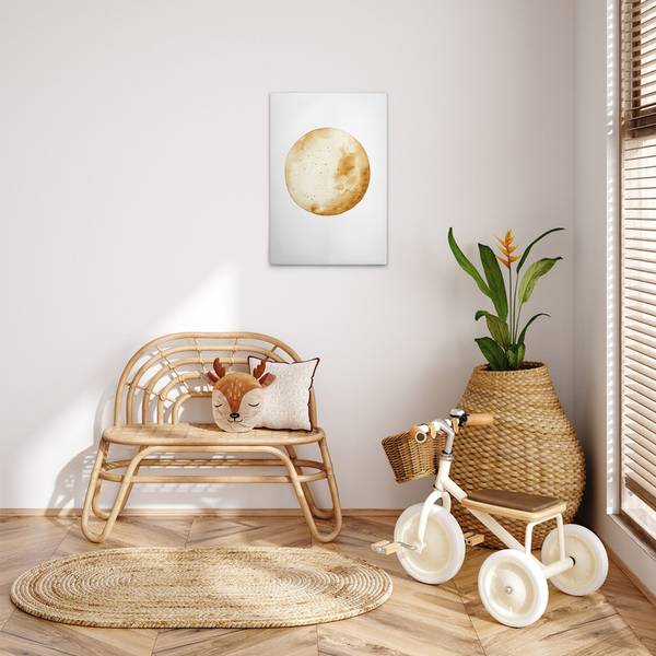 Leinwandbild Golden Moon 50 x 75 cm