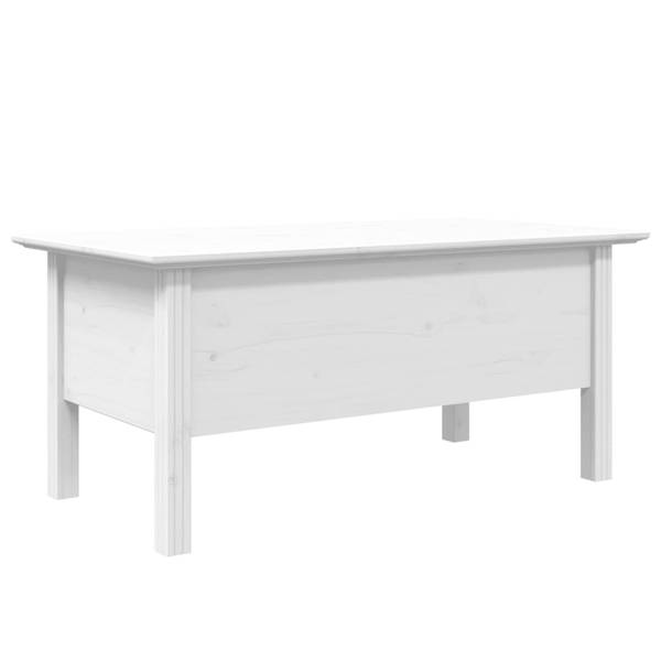 Table basse 3029892 Blanc - Pin - 100 x 46 x 55 cm