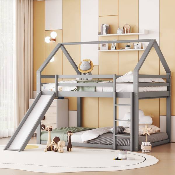 Kinderbett K-455 Grau