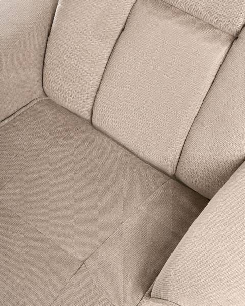 Fernsehsessel NYKS 2-tlg Beige - Schwarz - Grau - Textil - 87 x 98 x 81 cm