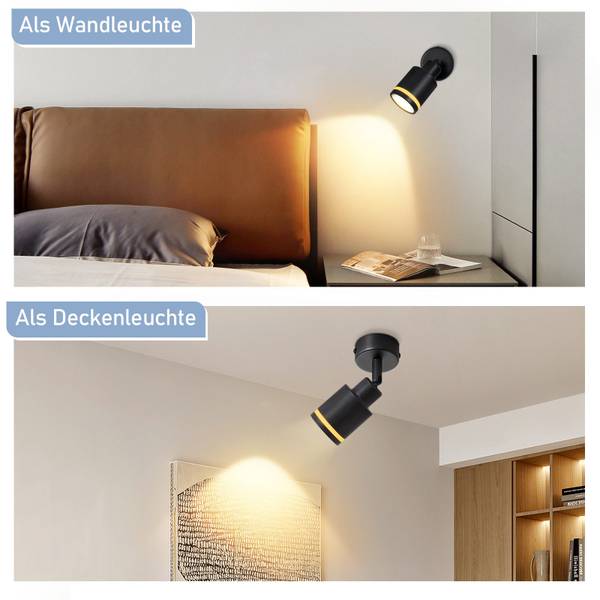 Deckenlampe Xylo Schwarz - 6 x 16 x 6 cm - Flammenanzahl: 1