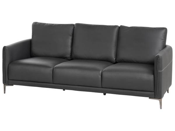 3-Sitzer Sofa CILENS Schwarz - Grau