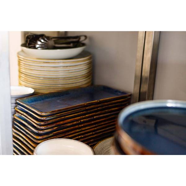 Servierplatte DEEPBLUE 14 x 31 cm