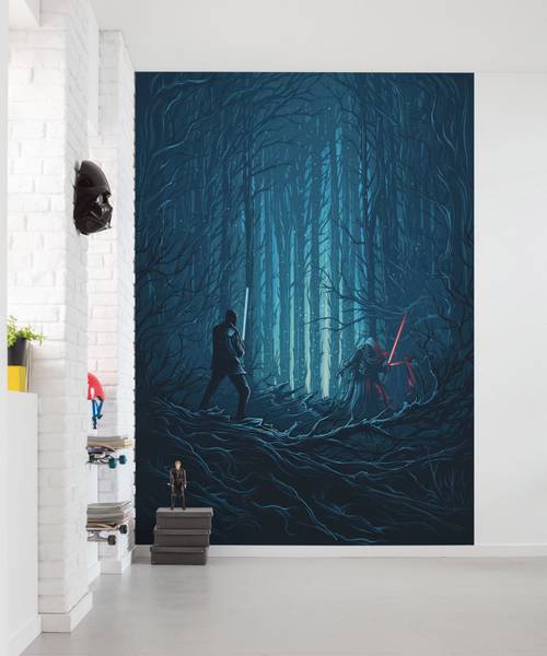Fototapete 610727 Blau - Fleece - 200 x 280 x 280 cm