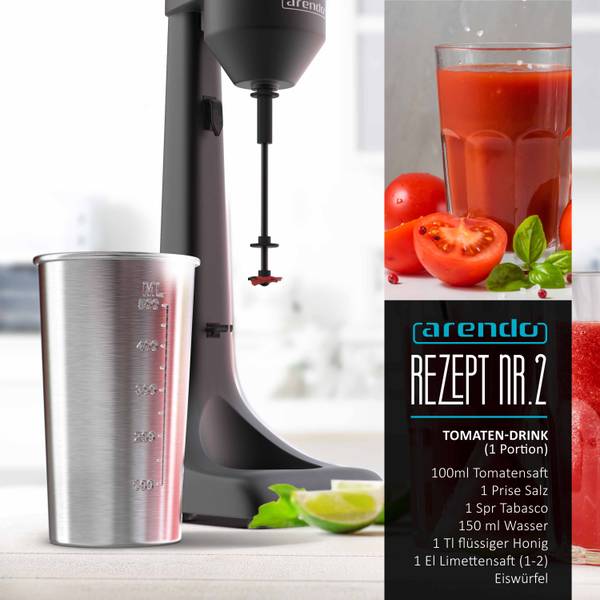 Standmixer GE-2401 Schwarz - Kunststoff - 39 x 12 x 17 cm