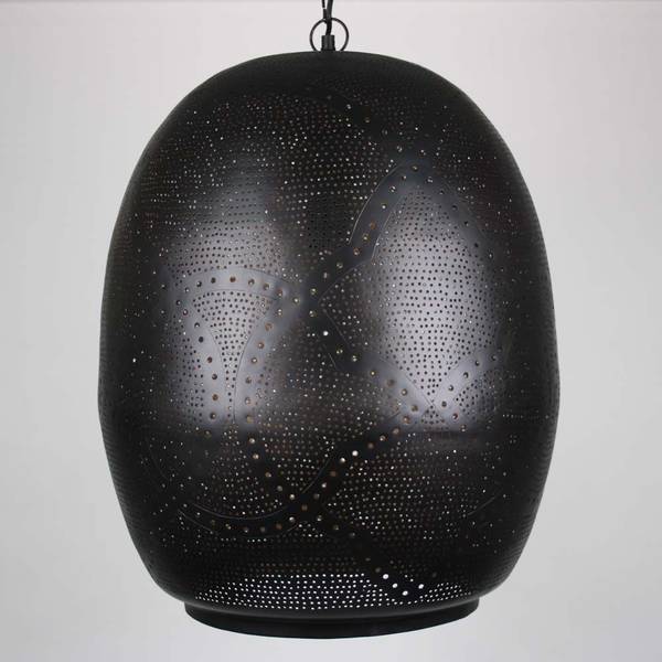 Hängelampe Harini Schwarz - Metall - 45 x 59 x 45 cm